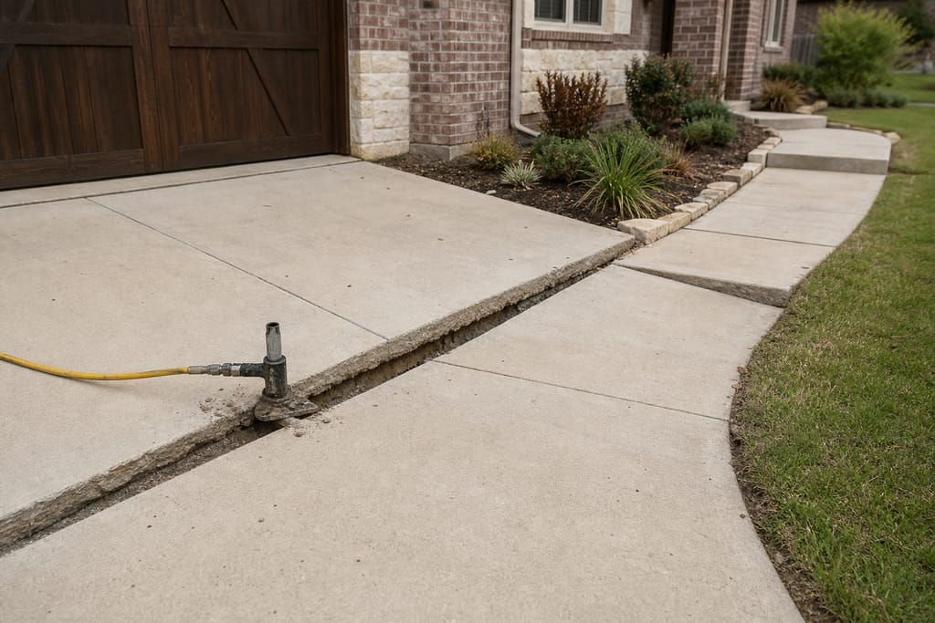Driveway & Sidewalk Concrete Repair photo