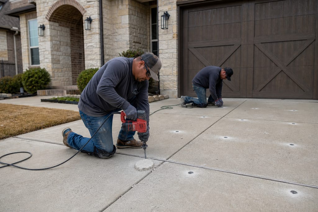 Drill access points photo