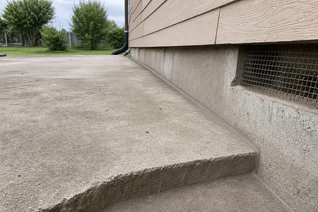 Foundation-Adjacent Concrete Repair photo